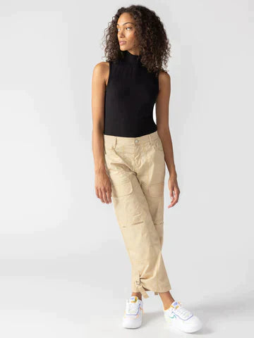 Cali Cargohose in wahrer Khaki-Farbe