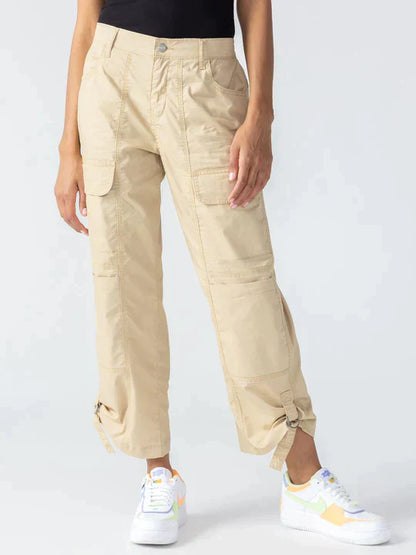 Cali Cargohose in wahrer Khaki-Farbe